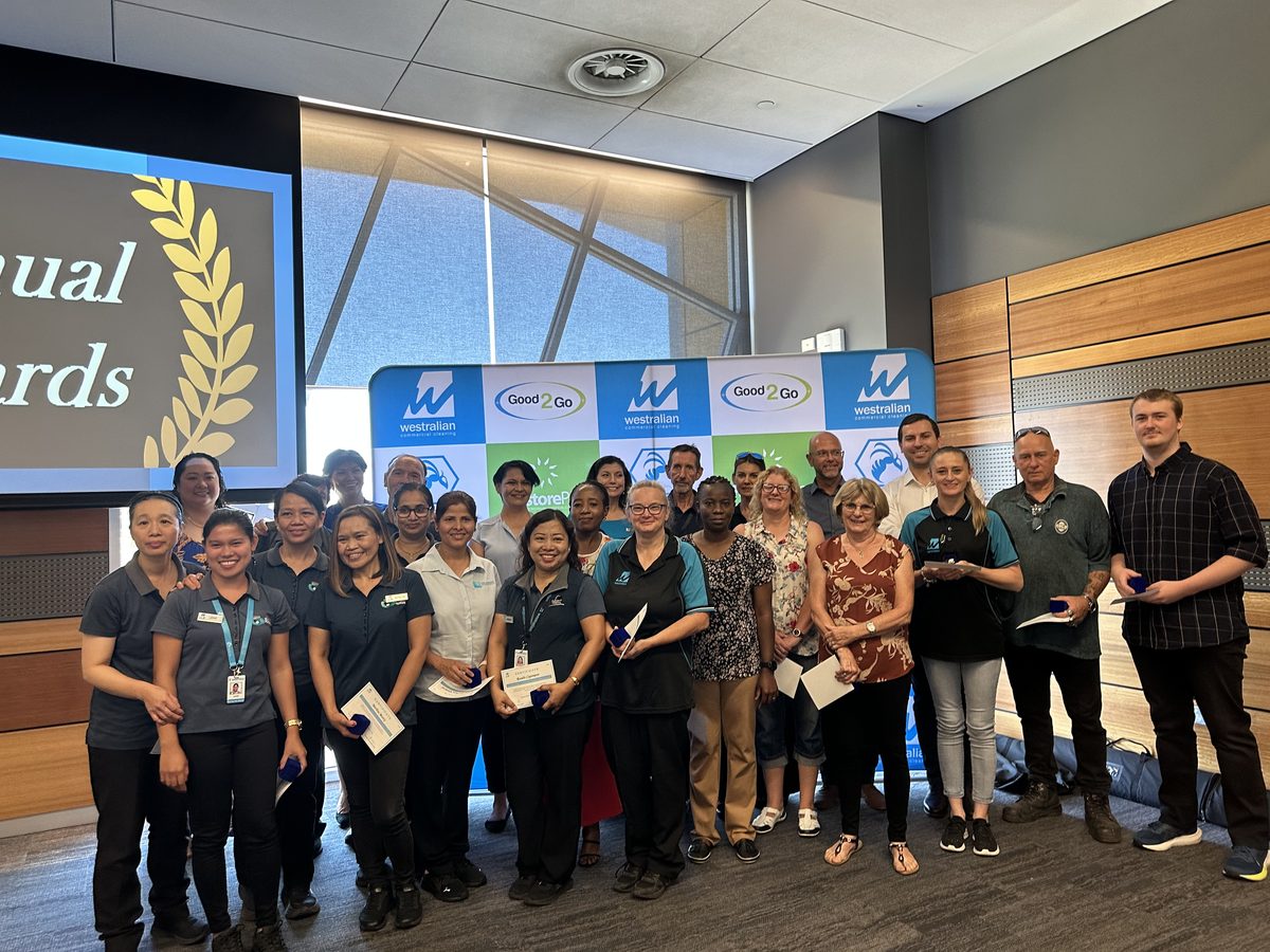 Westralian team members at the annual team awards